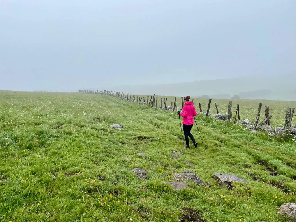 GRP - Tour des Monts d'Aubrac étape Laguiole Saint-Urcize